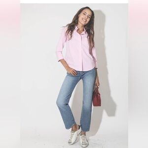 Denimist Women’s Straight Leg Jeans in Light Blue